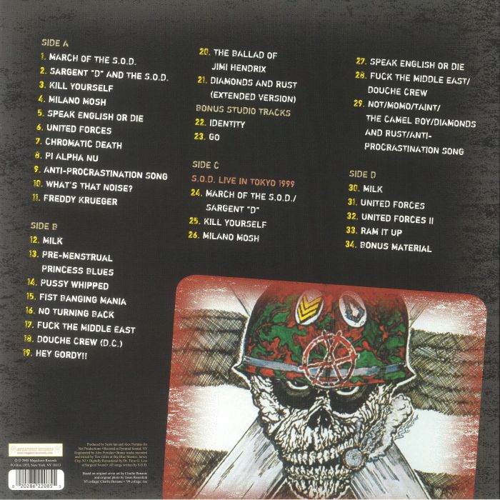 SOD aka STORMTROOPERS OF DEATH - Speak English Or Die (reissue)