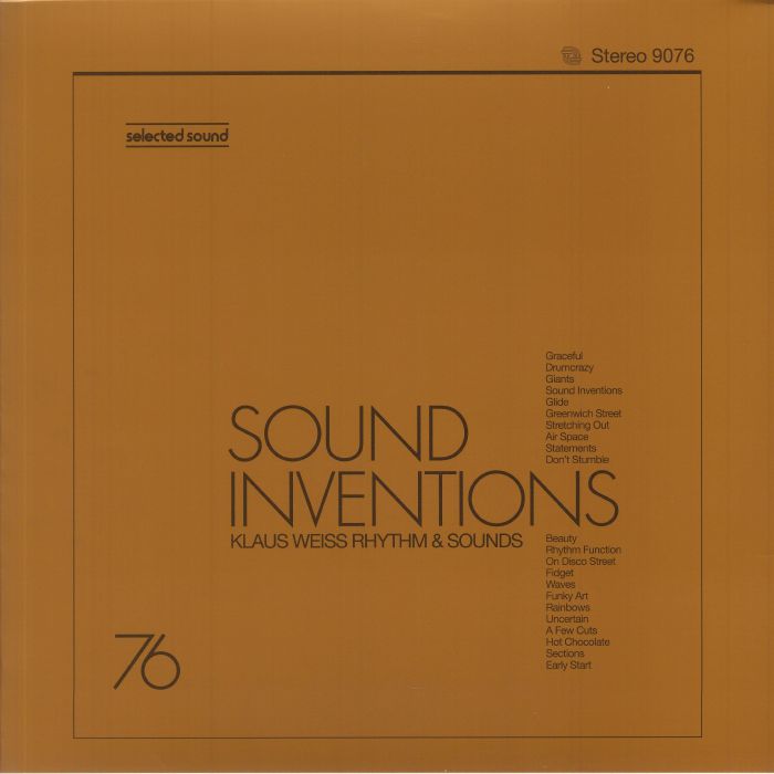 KLAUS WEISS RHYTHM & SOUNDS - Sound Inventions: Selected Sound (reissue)
