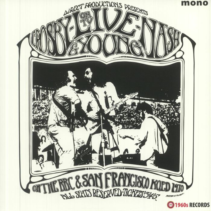 Crosby & Nash | Neil Young – Live On TV 1970 (mono) vinyl cover