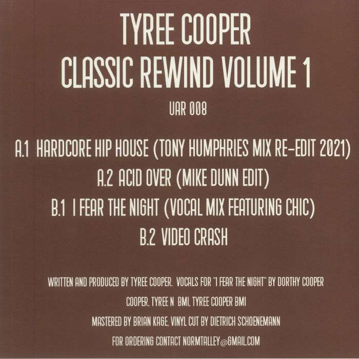 COOPER, Tyree - Classic Rewind Vol 1