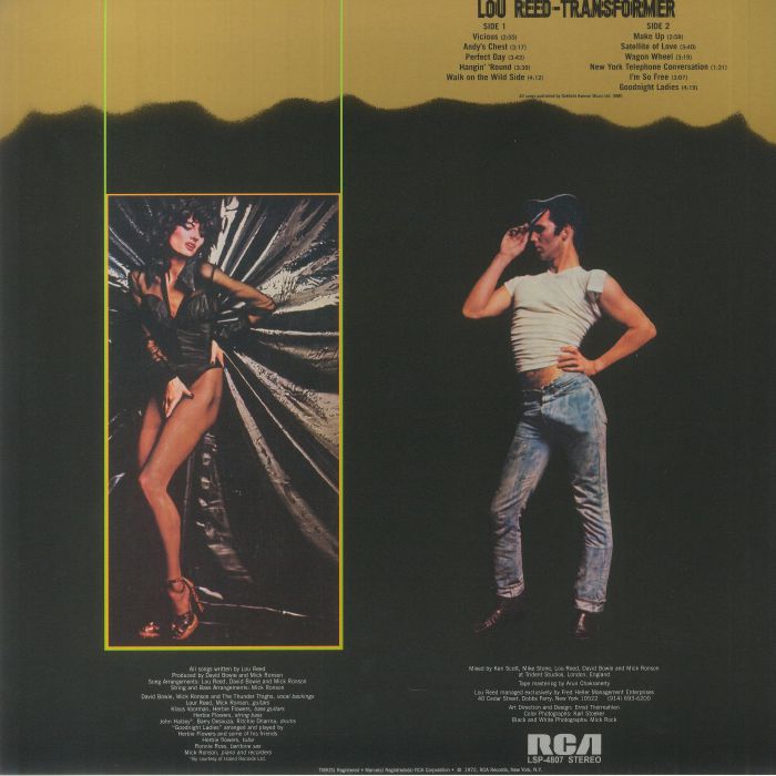 Lou Reed: Transformer (Black White Splatter Vinyl) (National