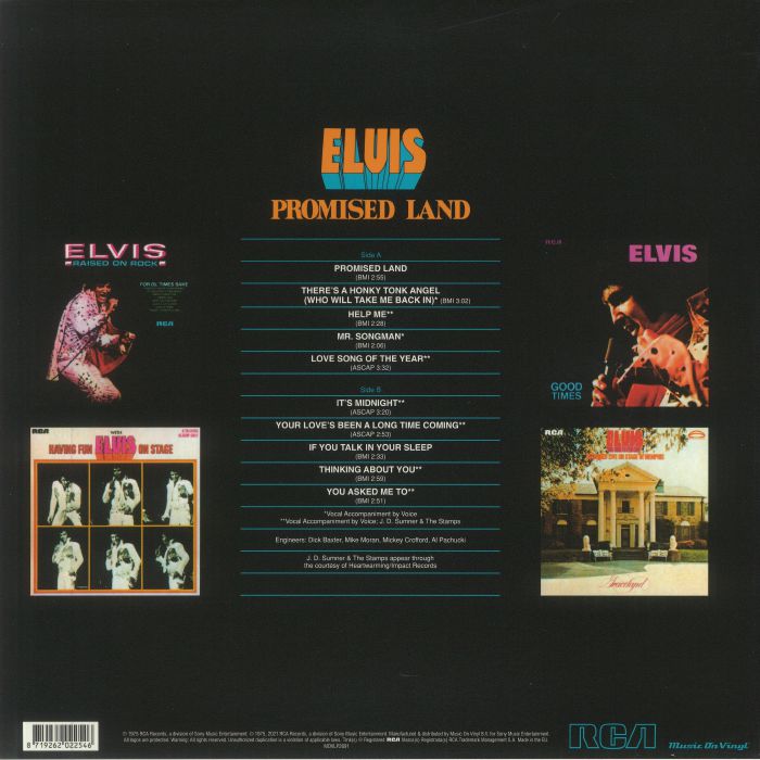 Elvis PRESLEY - Promised Land (reissue) Vinyl At Juno Records.