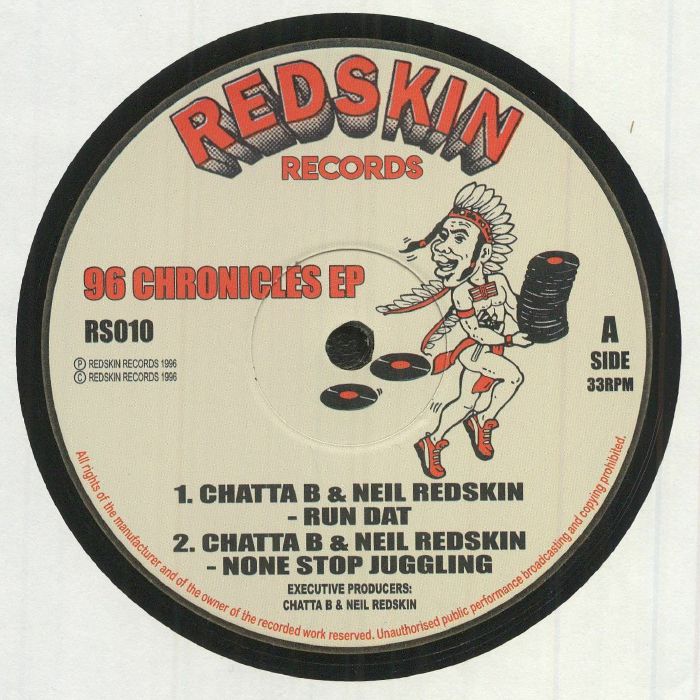 CHATTA B/NEIL REDSKIN/POTENTIAL BADBOY - 96 Chronicles EP Vinyl at