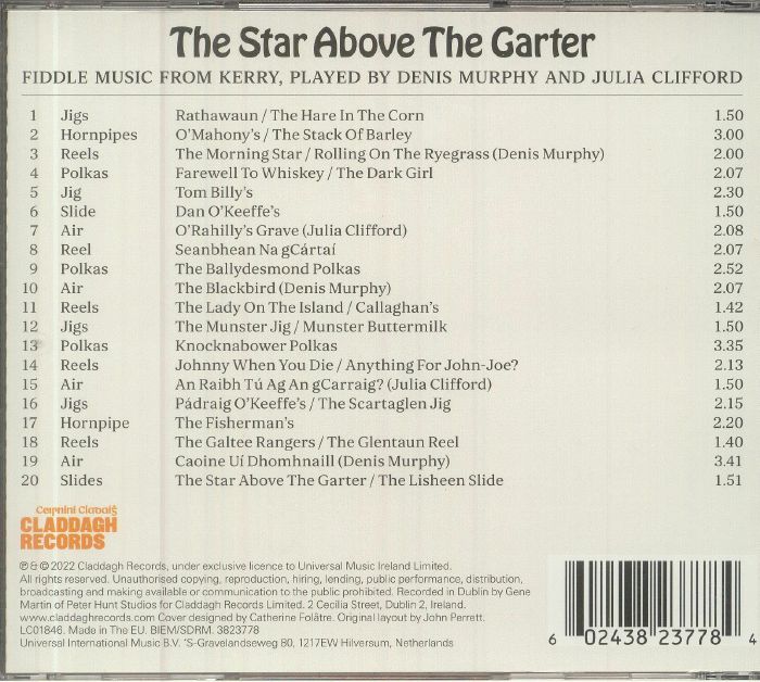 MURPHY, Denis/JULIA CLIFFORD - The Star Above The Garter