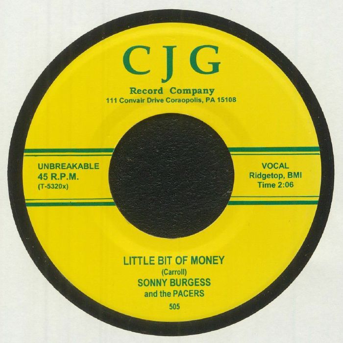 BURGESS, Sonny/THE PACERS - Little Bit Of Money