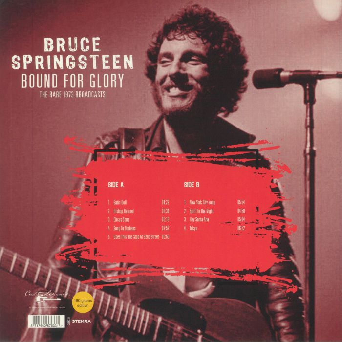 SPRINGSTEEN, Bruce - Bound For Glory: The Rare 1973 Broadcasts