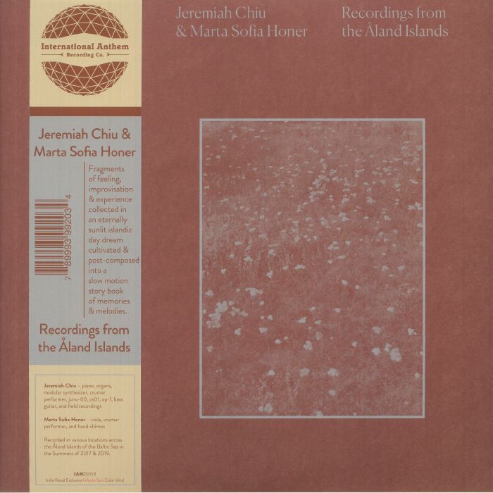 Jeremiah Chiu | Marta Sofia Honer – Recordings From The Aland Island vinyl cover