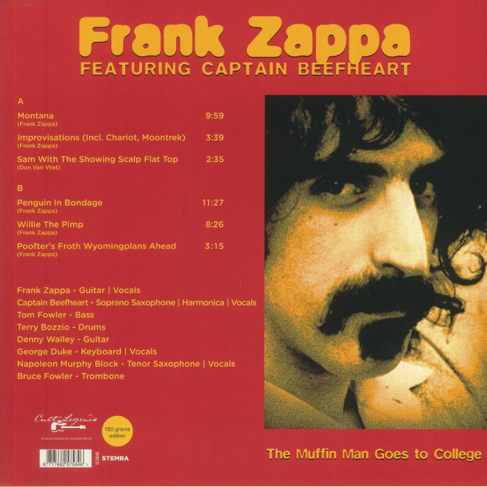 ZAPPA, Frank/CAPTAIN BEEFHEART - The Muffin Man Goes To College: Live Radio Broadcast