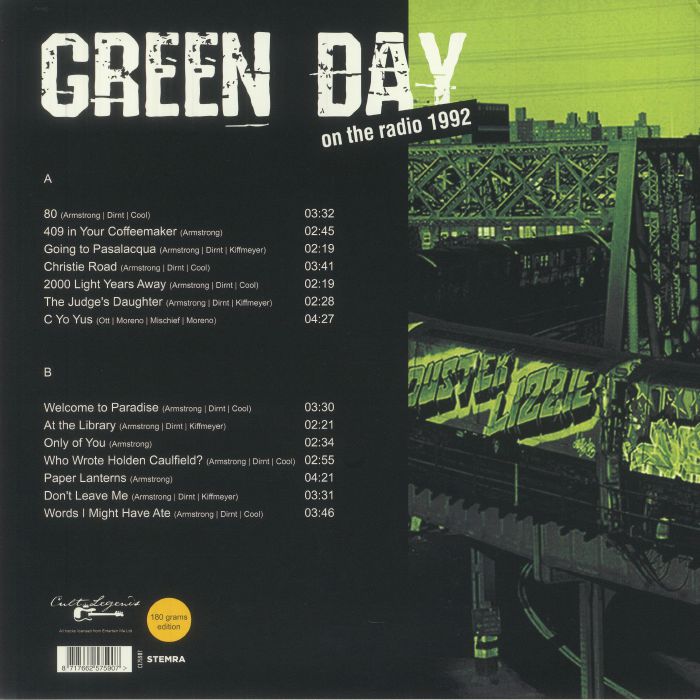 GREEN DAY - On The Radio 1992: Live Radio Broadcast