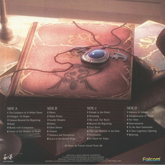 FALCOM SOUND TEAM JDK - Ys: Origin (Soundtrack)