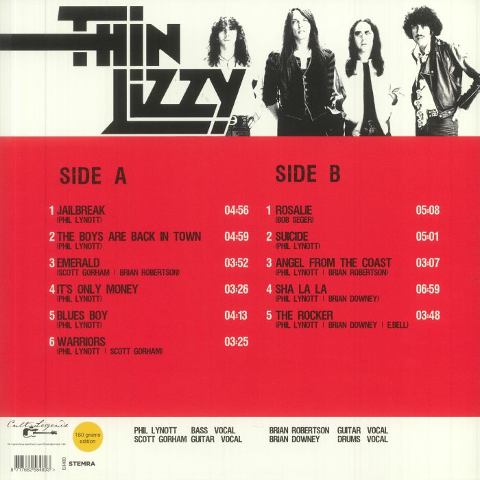 THIN LIZZY - The Boys Are Back: Live In Chicago 1976