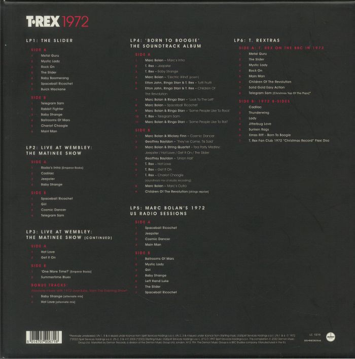 T REX - 1972 (Deluxe Edition)