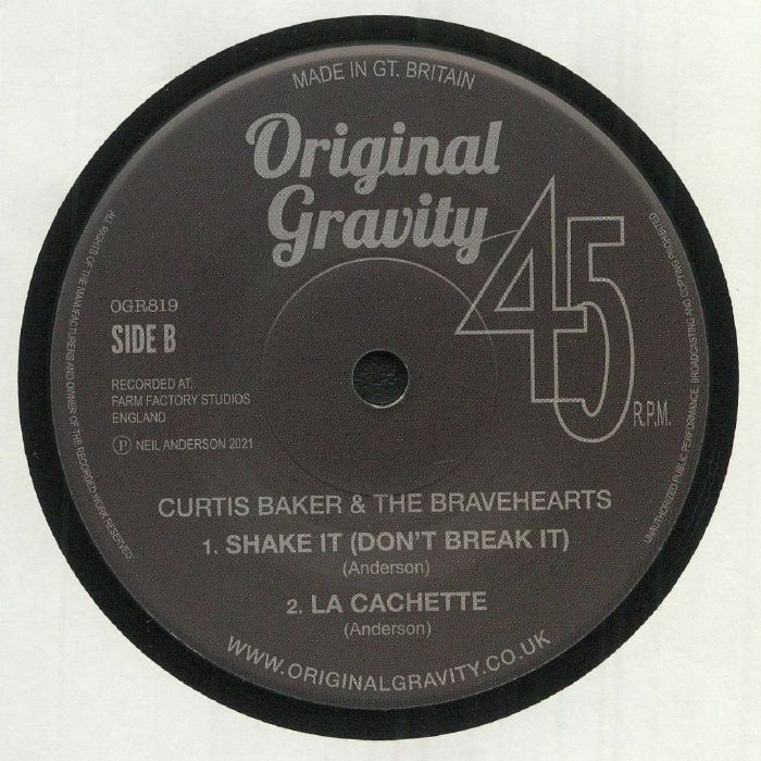 BAKER, Curtis & THE BRAVEHEARTS - Wang Dang Doodle EP