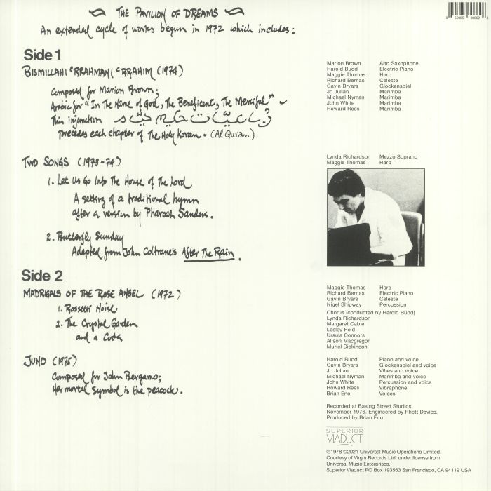 BUDD, Harold - The Pavilion Of Dreams (reissue)