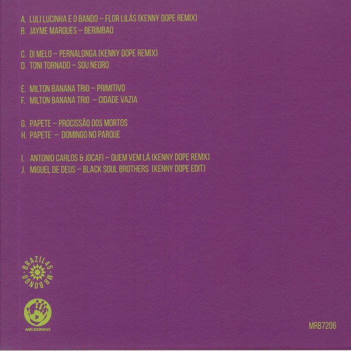 洋楽 Brazil 45s Boxset Curated by Kenny Dope Brazil 45 Boxset Curated By Kenny Dope - 5 x 7