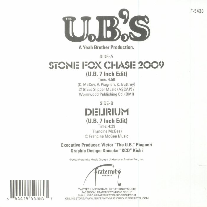 UBs, The - Stone Fox Chase 2009