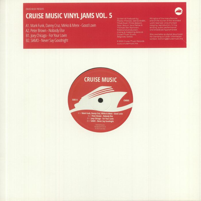 MARK FUNK/DANNY CRUZ/MIRKO & MEEX/PETER BROWN/JOEY CHICAGO/SAMO - Cruise Music Vinyl Jams Vol 5