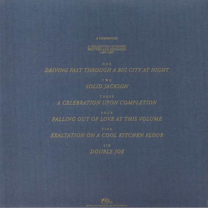 BRIGHT EYES - A Collection Of Songs Written & Recorded 1995-1997: A Companion