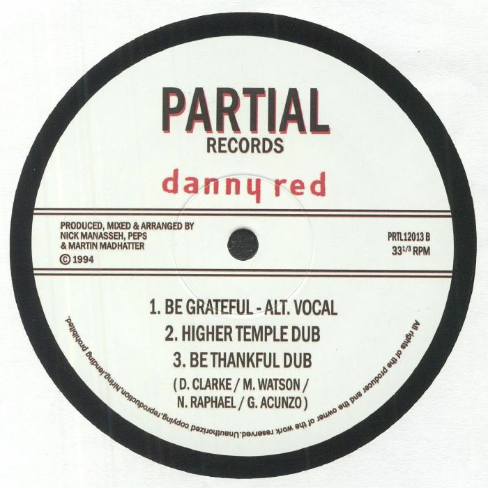 DANNY RED - Be Grateful