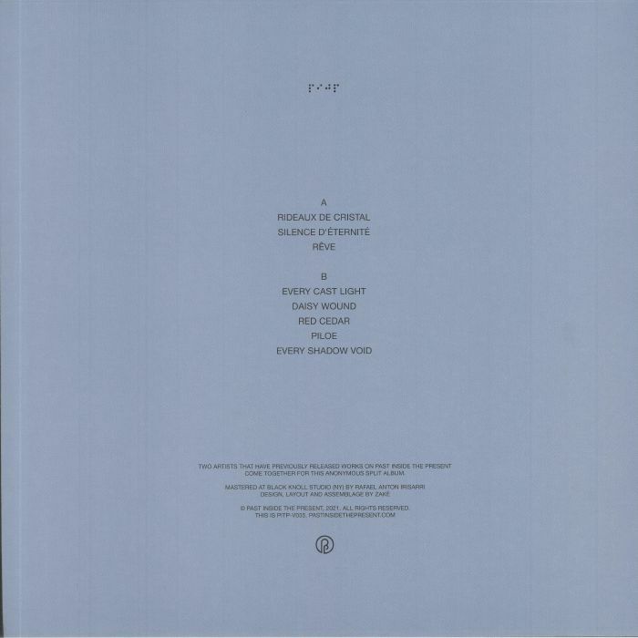BENOIT PIOULARD/FROM OVERSEAS - Anon 2 (B-STOCK)