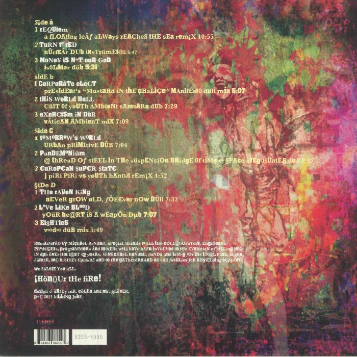 KILLING JOKE - In Dub Rewind Vol One