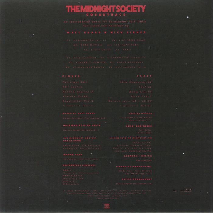 The RENTALS - The Midnight Society (Soundtrack) (Record Store Day RSD 2022)