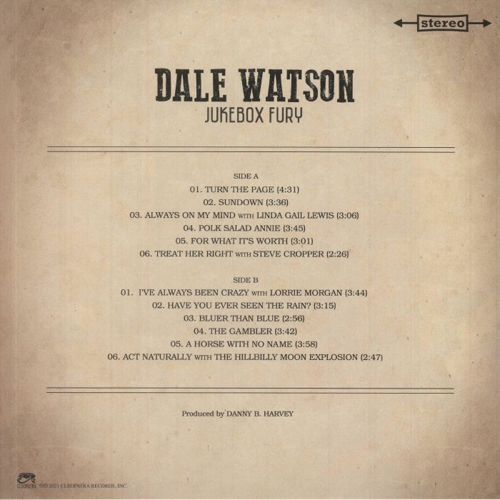 Dale WATSON - Jukebox Fury