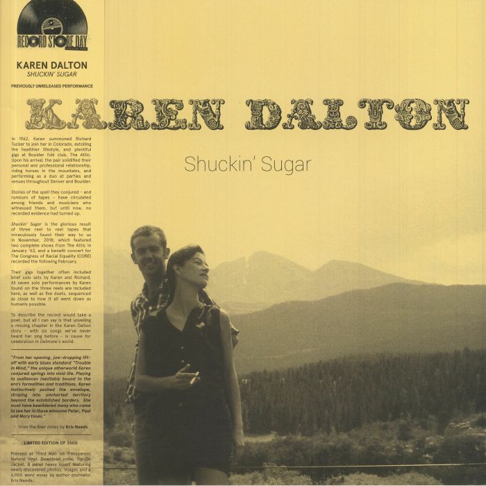 DALTON, Karen - Shuckin' Sugar (Record Store Day RSD 2022)