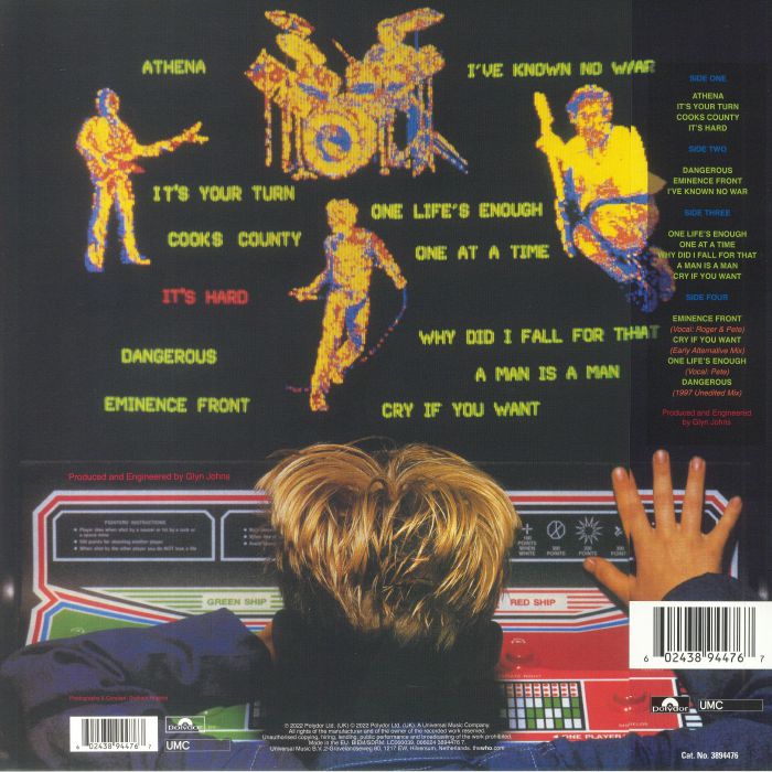 WHO, The - It's Hard (40th Anniversary Edition) (half speed remastered) (Record Store Day RSD 2022)