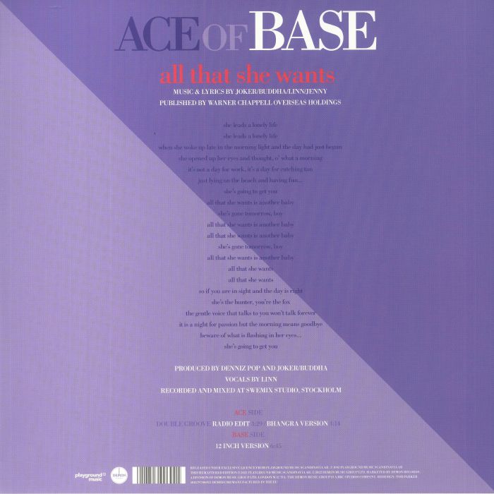 ACE OF BASE - All That She Wants (30th Anniversary Edition