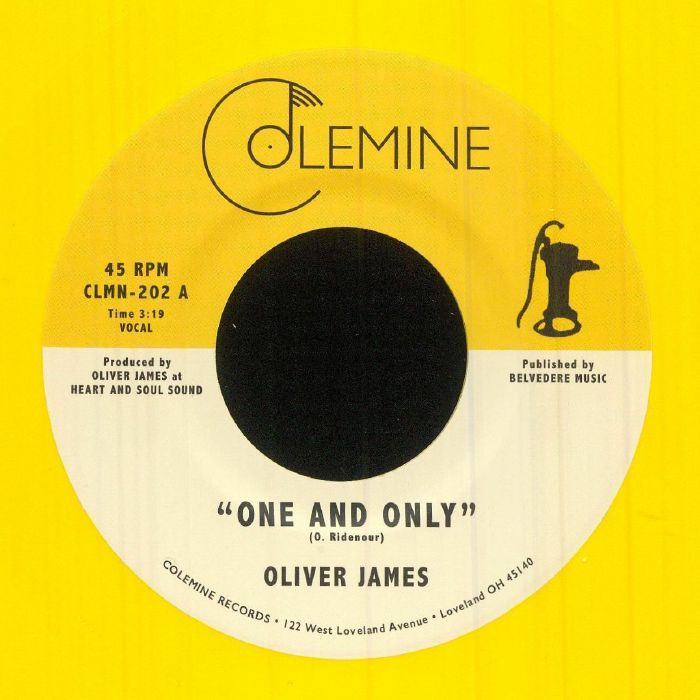 Oliver JAMES One & Only Vinyl at Juno Records.