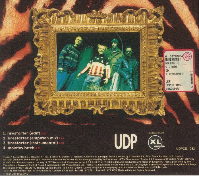 The PRODIGY Firestarter (warehouse find) CD at Juno Records.
