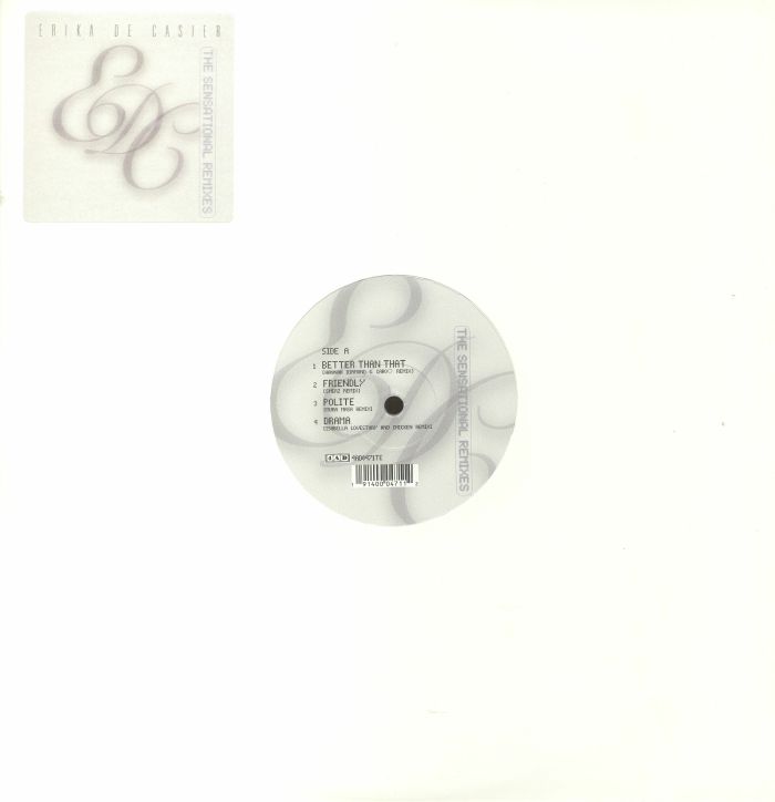 Erika De Casier – The Sensational Remixes (Record Store Day RSD 2022) vinyl cover