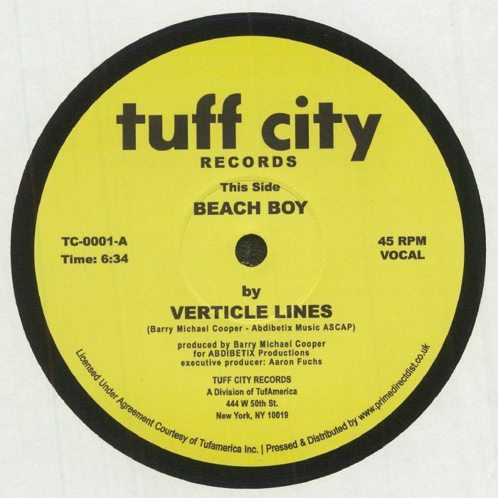 VERTICAL LINES - Beach Boy (Record Store Day RSD 2022) Vinyl at