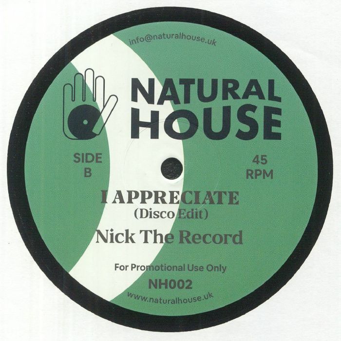 NICK THE RECORD/JAIME READ - I Appreciate