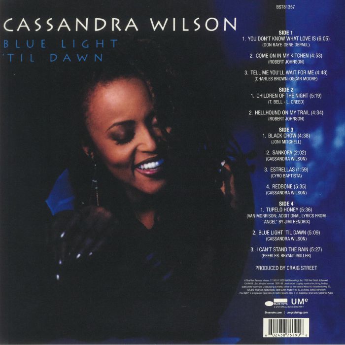 WILSON, Cassandra - Blue Light 'Til Dawn (Classic Vinyl Series) (reissue)