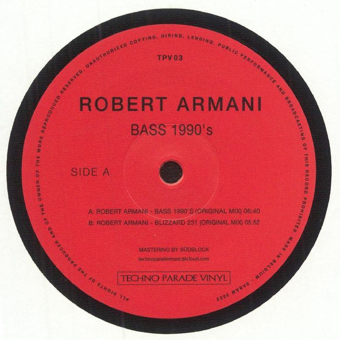 ROBERT ARMANI - Bass 1990s