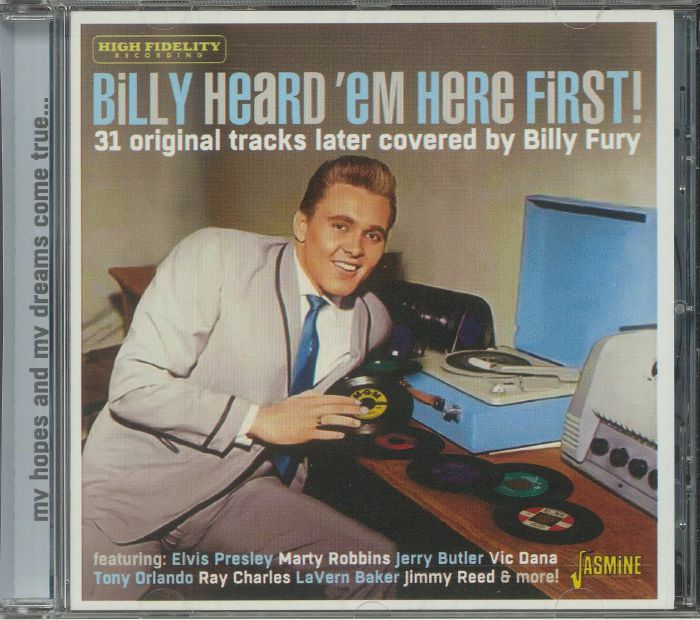 VARIOUS - Billy Heard 'Em Here First! 31 Original Tracks Later Covered By Billy Fury