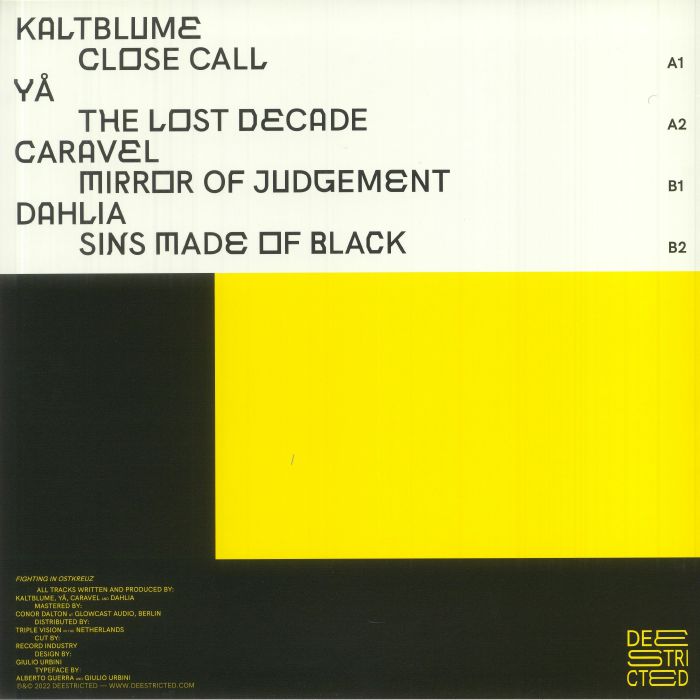 KALTBLUME/YA/CARAVEL/DAHLIA - Fighting In Ostkreuz