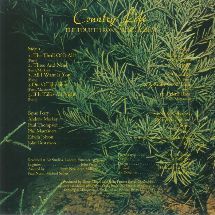 ROXY MUSIC - Country Life (half speed remastered) Vinyl at Juno