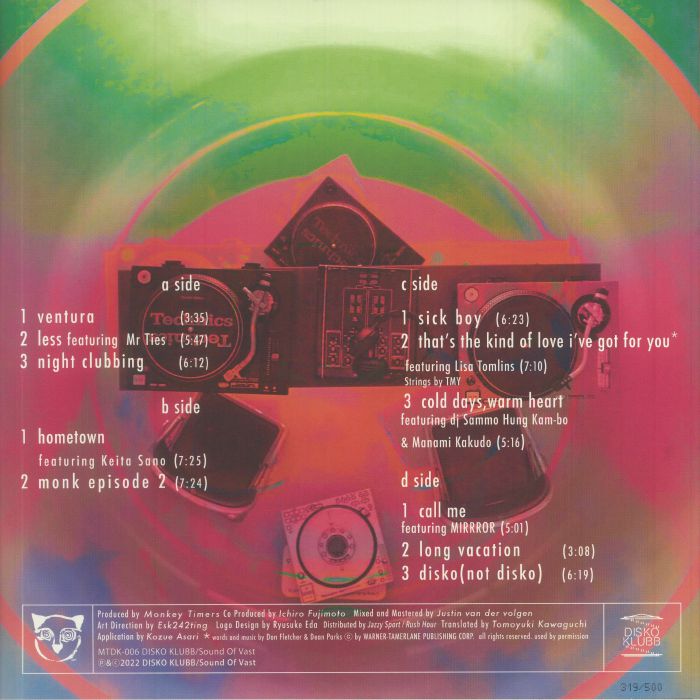 Monkey Timers – Klubb Lonely (Vinyl) – The Mixtape Club