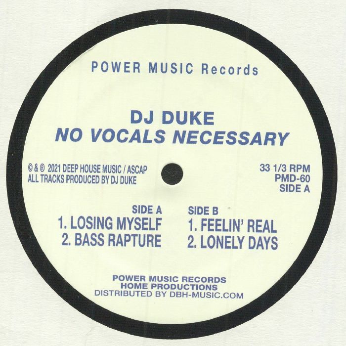 DJ DUKE - No Vocals Necessary