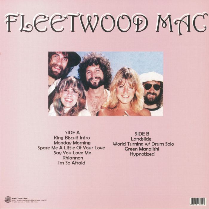 FLEETWOOD MAC - University Of Connecticut 25th October 1975: King ...