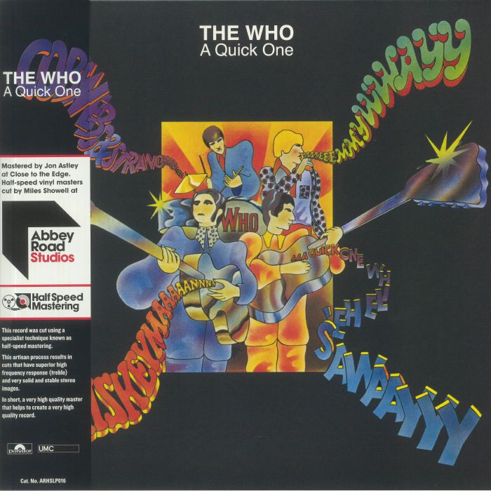 The Who – A Quick One (half speed remastered) vinyl cover