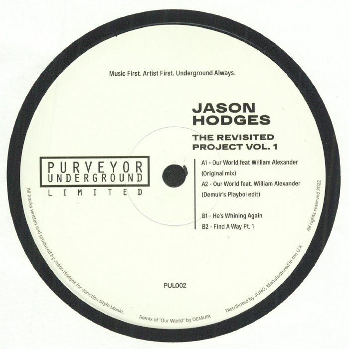 HODGES, Jason - The Revisited Project Vol 1 (incl Demuir remix)