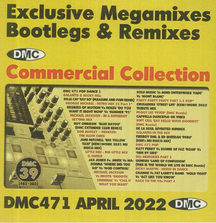 VARIOUS - DMC Commercial Collection April 2022: Exclusive Megamixes Bootlegs & Remixes (Strictly DJ Only)