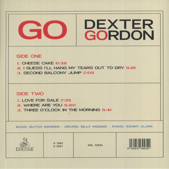GORDON, Dexter - Go (reissue)