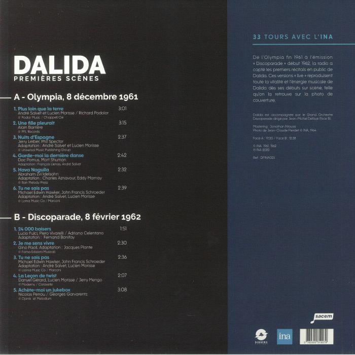 DALIDA - Premieres Scenes