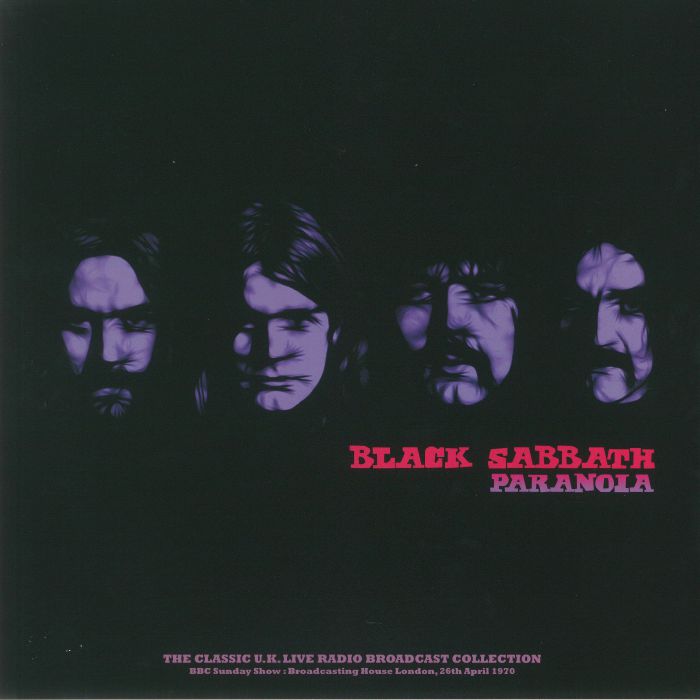 BLACK SABBATH - Paranoia: BBC Sunday Show Broadcasting House London 26th April 1970