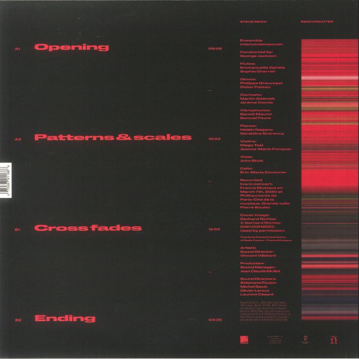 ENSEMBLE INTERCONTEMPORAIN - Steve Reich: Reich/Richter